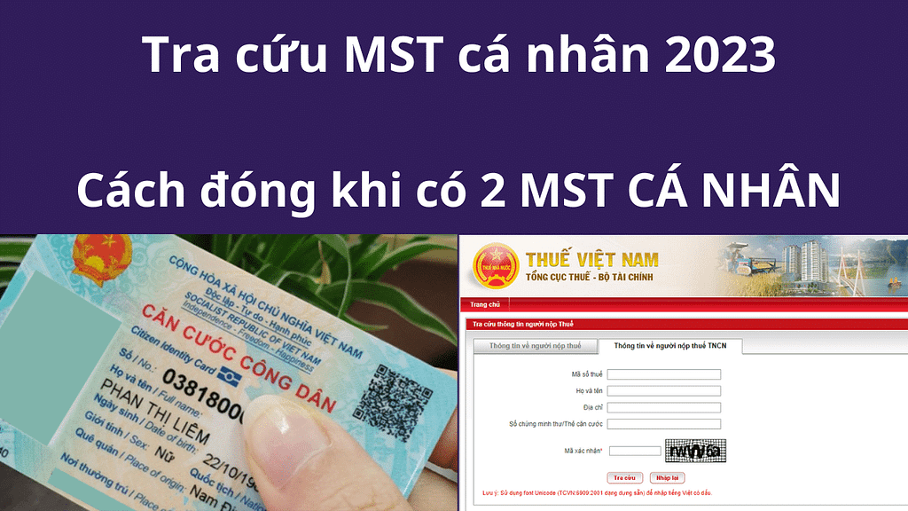 Tra cứu mã số thuế cá nhân năm 2023